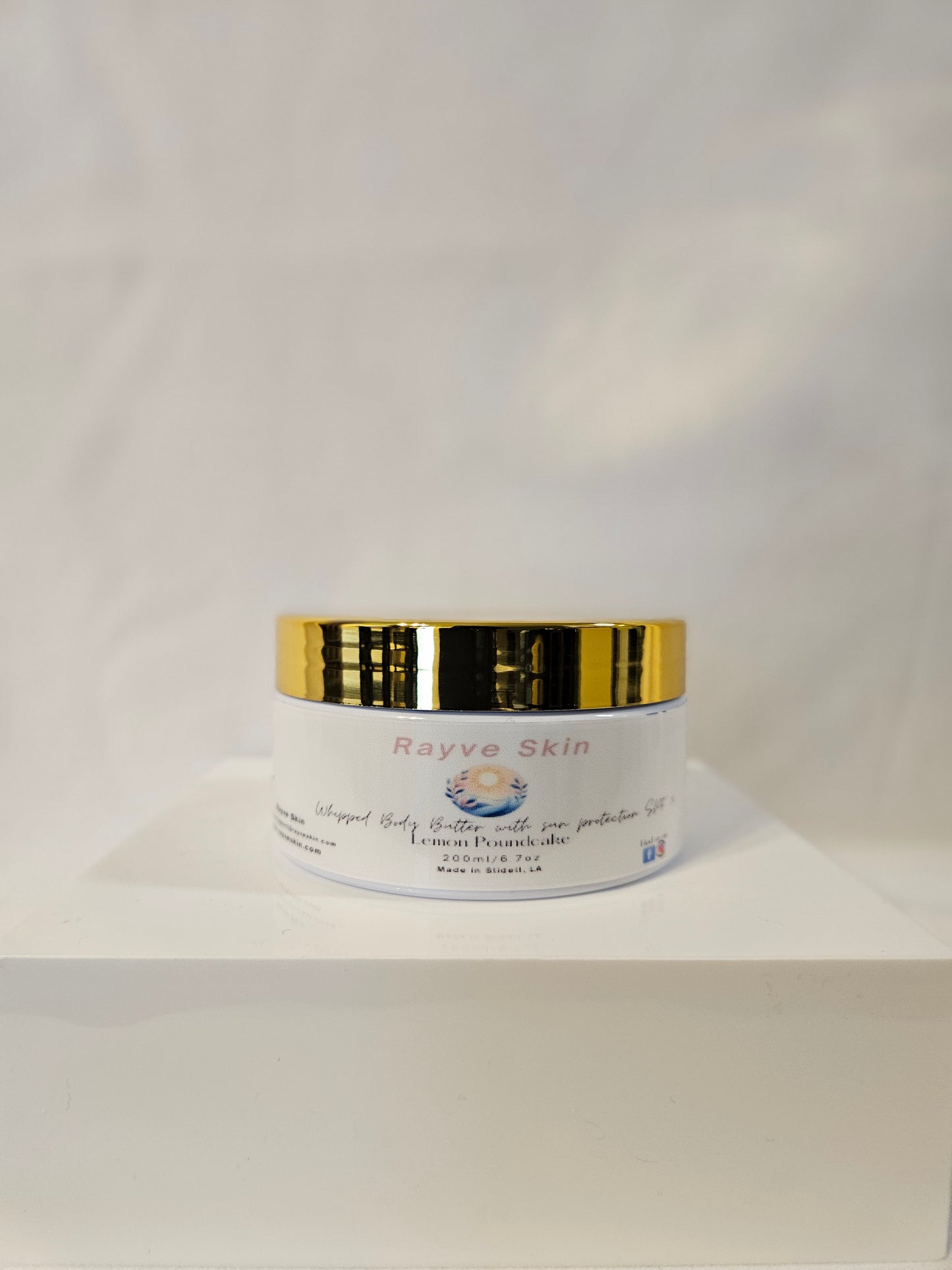 Whipped Body Butter with Sun Protection (SPF 14) - Lemon Poundcake